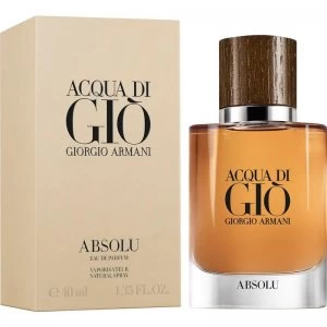 Image of Giorgio Armani Acqua Di Gio Absolu Eau de Parfum For Him 40ml