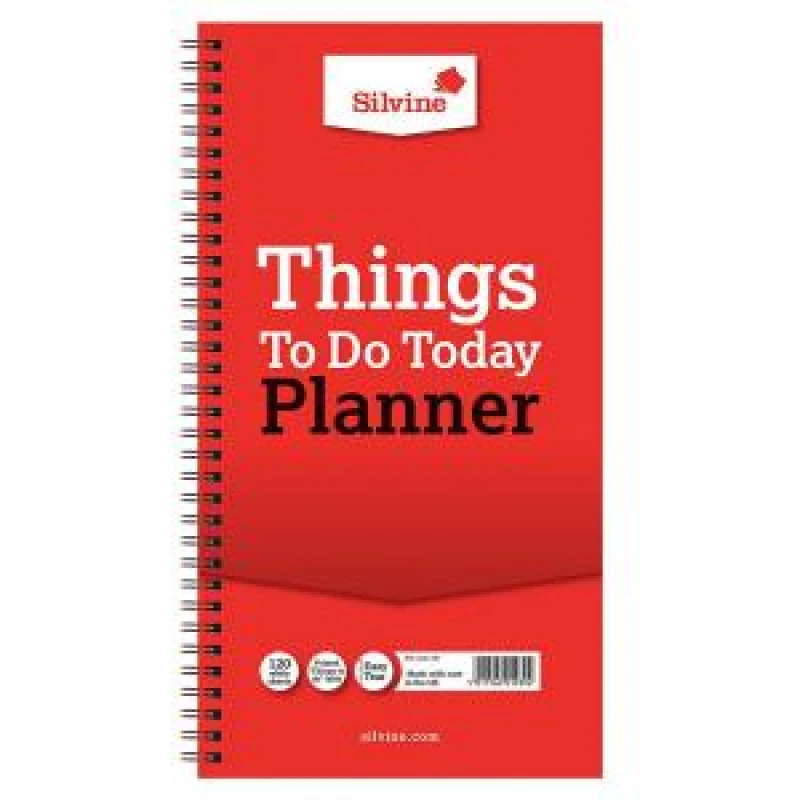 Image of Silvine Luxpad Wirebound Things To-Do Book 280 x 150mm 120 Sheets Blue EXR66823SC