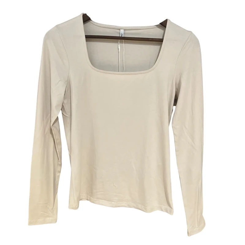 Image of Only Womens long sleeve T-Shirt Only Onlsigne Jrs Beige Female L