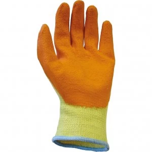 Image of Scan Knit Shell Latex Palm Gloves One Size