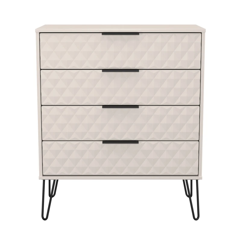 Image of Ready Assembled 2 U Islay 4 Drawer Chest (Ready Assembled) in Taupe Size: Medium Taupe Unisex Medium
