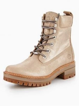 Image of Timberland Timberland Courmayeur Valley Yellow Ankle Boot Gold Size 4 Women