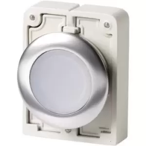 Image of Eaton M30C-FDRL-W Pushbutton switch planar, round, chrome-plated White