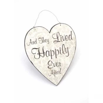 Image of Happily Ever After Hanging Heart By Heaven Sends