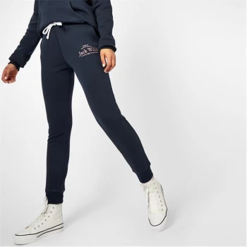 Image of Jack Wills Hunston Graphic Joggers - Navy