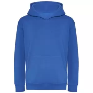 Image of Awdis Childrens/Kids Organic Hoodie (7-8 Years) (Royal Blue)