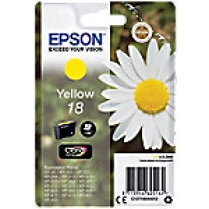 Image of Epson Daisy 18 Yellow Ink Cartridge