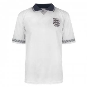 Image of Score Draw England '90 Home Jersey Mens - White