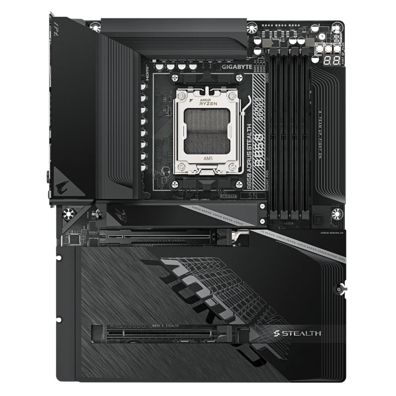 Image of Gigabyte B850 AORUS Stealth AMD AM5 ATX DDR5 Gaming Motherboard