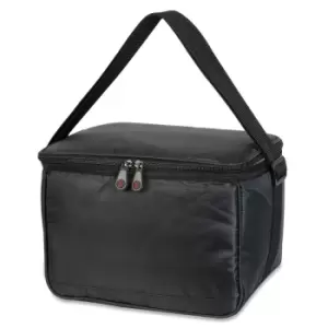 Image of Shugon Woodstock Lunch Cooler Bag (6.5 Litres) (Pack of 2) (One Size) (Black)