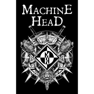 Image of Machine Head - Crest Textile Poster