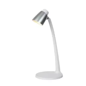 Image of Lucide Ludo LED Desk Lamp - White