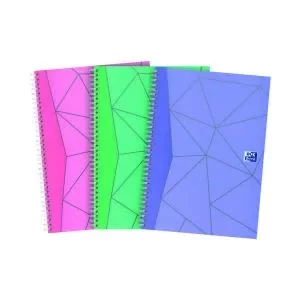 Image of Oxford My Notes Wirebound Notebook 200 Pages A5 Pack of 3 400155746
