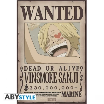 Image of One Piece - Wanted Sanji New 2 (52 x 35cm) Small Poster