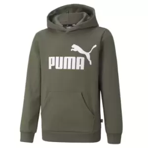 Image of Puma Essential Logo Hoodie Juniors - Green