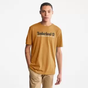 Image of Timberland Wind, Water, Earth And Sky T-Shirt For Men In Brown, Size S