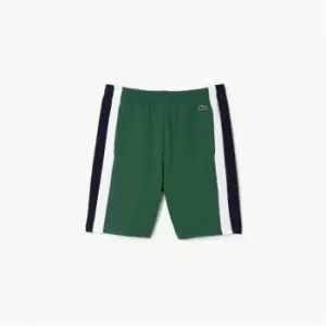 Image of Lacoste Colour Block Shorts Mens - Green