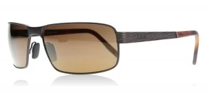 Image of Maui Jim Castaway Sunglasses Matte Chocolate H187-01M Polariserade 63mm