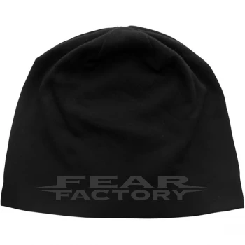 Image of Fear Factory - Logo Unisex Beanie Hat - Black
