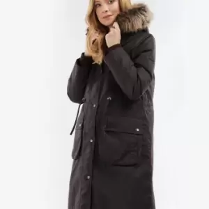 Image of Barbour Amberley Waxed-Cotton Coat - UK 8