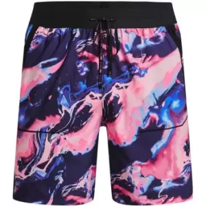 Image of Under Armour Run Anywhere Mens Shorts - Pink