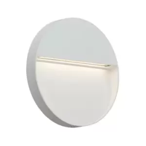 Image of Led Round Wall /Guide light - White, 230V IP44 4W - Knightsbridge