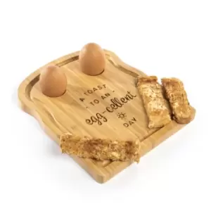 Image of Bamboo Breakfast Egg Board M&amp;W