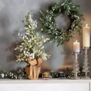 Image of Crossland Grove Frosted Berry Tree With Jute Bag 610mm