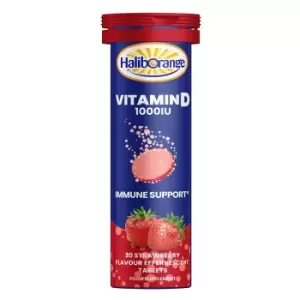 Image of Haliborange Vitamin D 1000iu Strawberry Effervescent