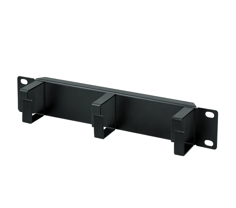 Image of LogiLink 10" Cable Management Panel 1U. black. with 3 guide rings