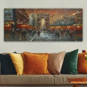 Image of YTY7616_50120 Multicolor Decorative Canvas Painting