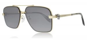 Image of Alexander McQueen AM0081S Sunglasses Gold 001 60mm