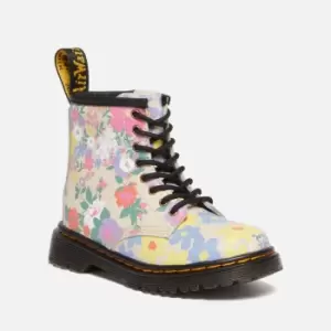 Image of Dr. Martens Toddlers 1460 Hydro Floral Mash Up Leather Boots - UK 8 Toddler