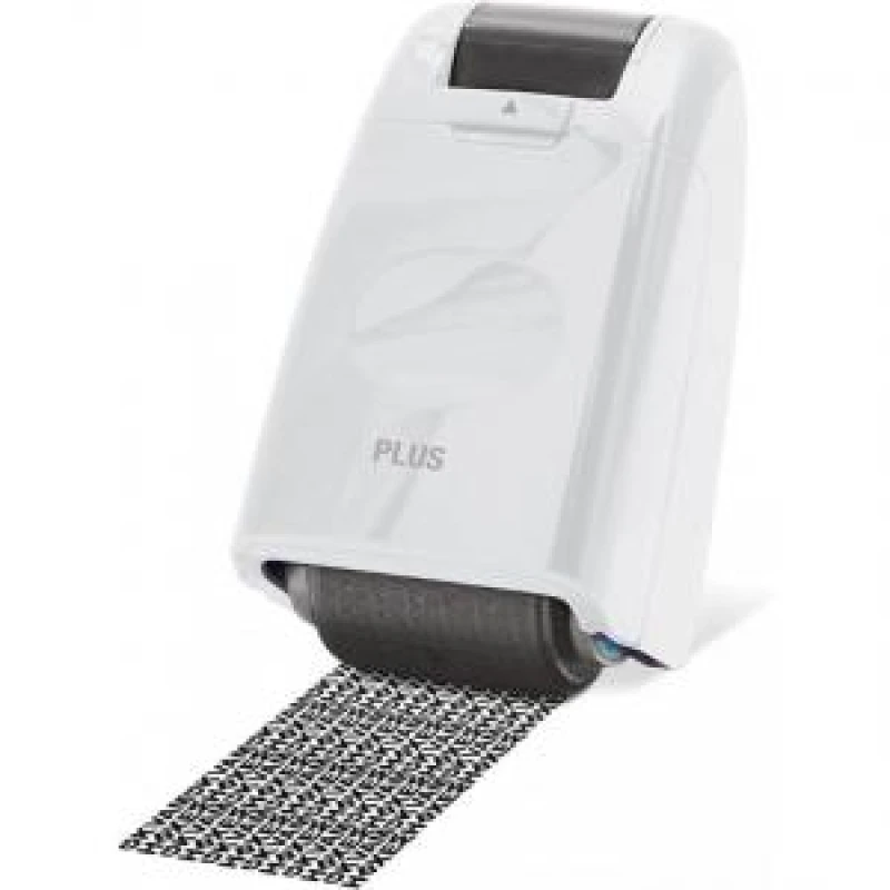 Image of Plus by Pentel Plus By Pentel Guard Your ID Camouflage Roller Stamp White With Black Ink 38091 38091