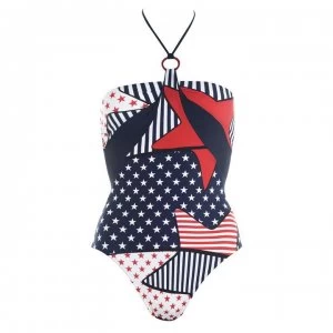 Image of Tommy Bodywear Graphic Swimsuit - 678 AMERICN DRM