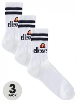 Image of Ellesse Pullo 3Pk Socks - White