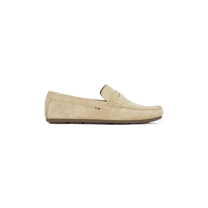 Image of Tommy Hilfiger CASUAL HILFIGER SUEDE DRIVER Beige male 7 (41)