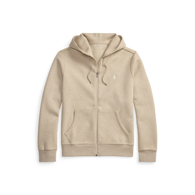Image of Polo Ralph Lauren Mens Full-Zip Tech Hoodie Tuscan Beige male S