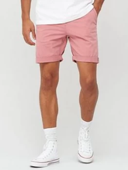 Image of Superdry International Chino Short - Pink, Size 30, Men