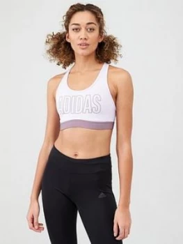 Image of Adidas Don'T Rest Alphaskin Branded Bra - Purple