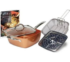 Image of High Street TV Chef 5 Piece Cookware Set Copper