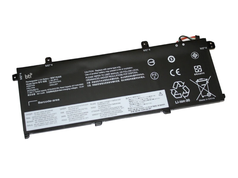 Image of BTI BTI 02DL009 compatible 51Wh 3-cell battery for Lenovo P14S T490 02DL009-BTI