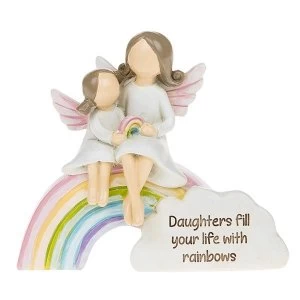 Image of Rainbow Angels Daughter Ornament