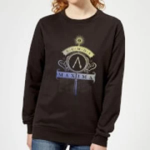 Image of Harry Potter Lumos Maxima Womens Sweatshirt - Black