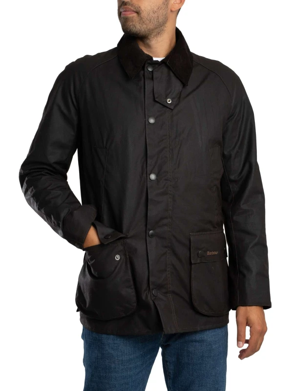 Image of Barbour Ashby Wax Jacket Rustic XL