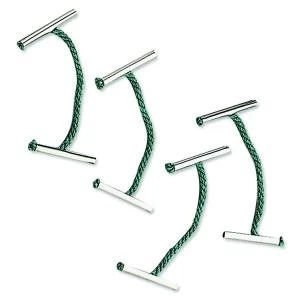 Image of Q-Connect Metal Treasury Tag 76mm Pack of 100 KF04582