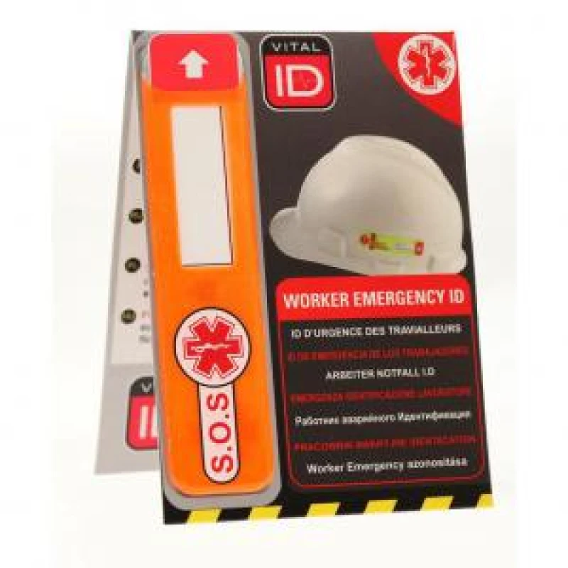 Image of Vital ID EMERGENCY ID DATA WINDOW GLOBA PACK OF 25