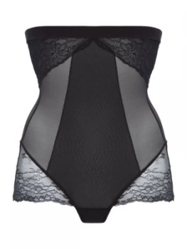 Image of Spanx Lace Collection High Waisted Brief Black