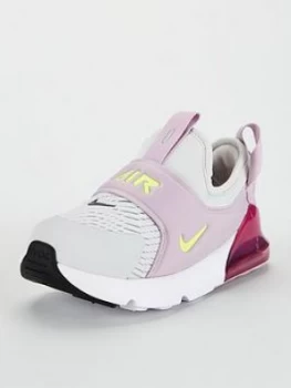 Image of Nike Air Max 270 Extreme Infant Trainer - Pink/White