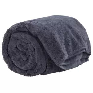 Image of Trespass Wringin Soft Touch Mega Size Terry Towel (One Size) (Granite)
